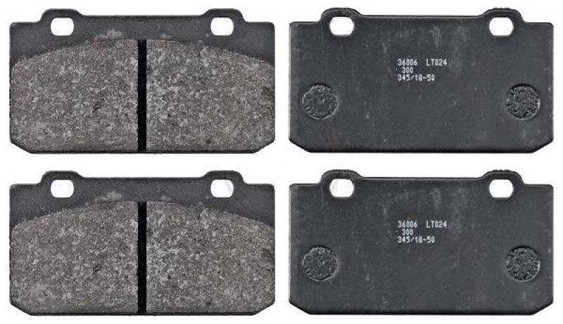 Image of A.B.S. 36006 Brake pad set without integrated wear sensor Brake Pad Set,disc brake (402)