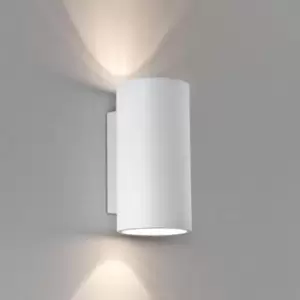 Image of Bologna 240 Up & Down Wall 2 Light Plaster, GU10