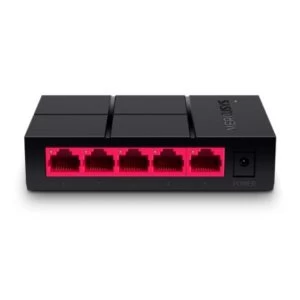 Image of Mercusys (MS105G) 5-Port Gigabit Unmanaged Desktop Switch Plastic Case UK Plug