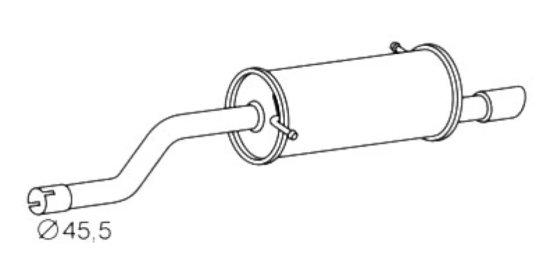 Image of VEGAZ FS-601 Rear silencer Rear End Silencer (3437)