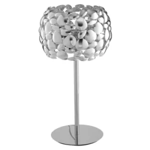 image of Fan Europe DIONISO 2 Light Table Lamp Chrome 30x51cm