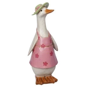 Image of David's Country Duck Girl Ornament