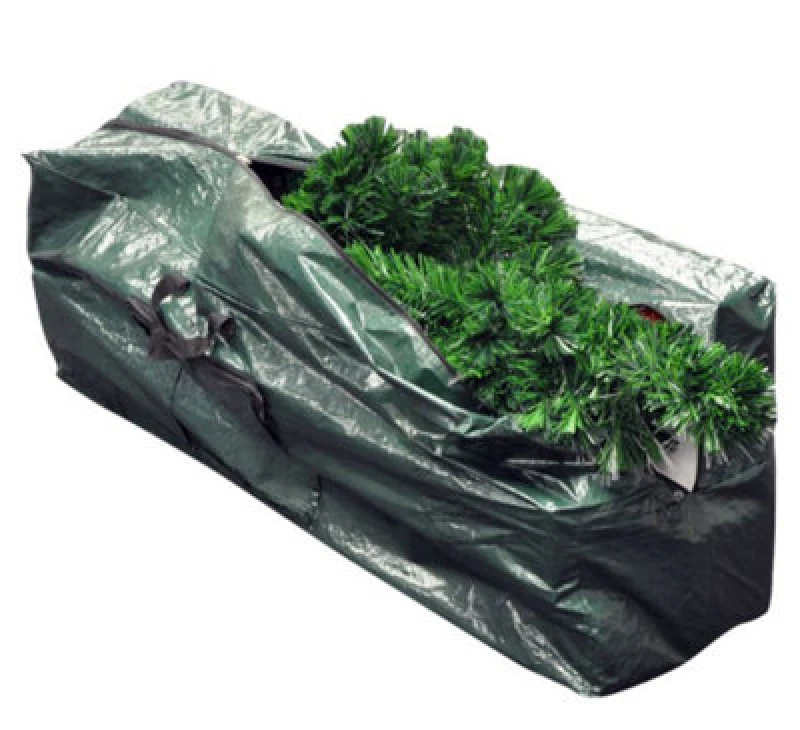 Image of Groundlevel x1 Extra Strong Xmas Tree And Decorations Storage Zip Bag Black