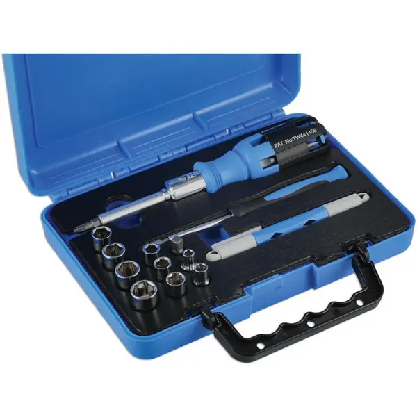 Image of LASER TOOLS Laser Tools - Ratchet Screwdriver Set 18pc 7921 5018341079215