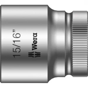 image of Wera 8790 HMC Zyklop 1/2" Drive Hexagon Socket Imperial 1/2" 15/16"