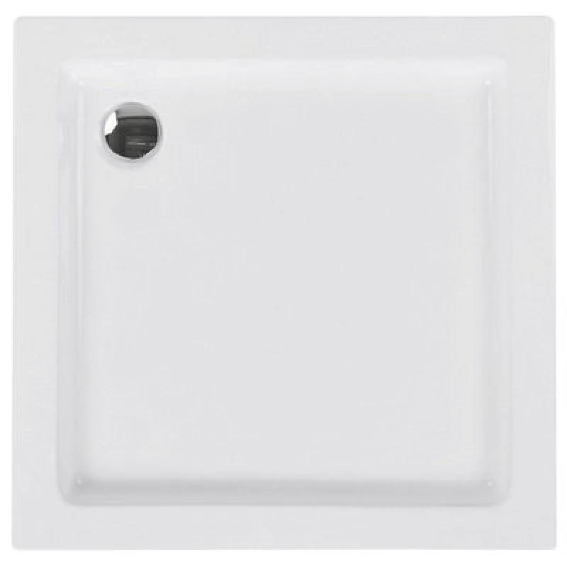 Image of Beliani Shower Tray Ampay 900 X 900 X 50 mm White