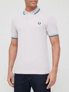 Image of Fred Perry Twin Tipped Fred Perry Polo Shirt - Lilac, Lilac Size M Men