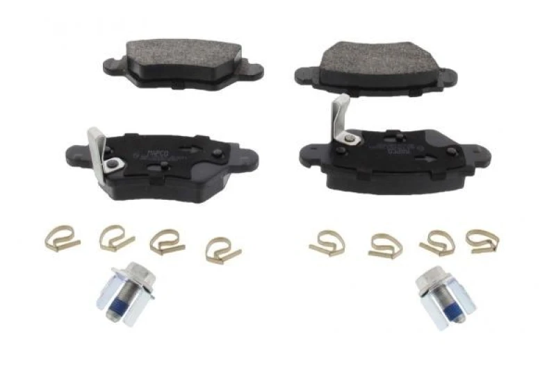 Image of MAPCO 6480 Brake pad set Rear Axle, with acoustic wear warning Brake Pad Set,disc brake (402)