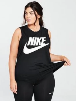 Image of Nike Essential Tank Curve Black Size 22 242X Women