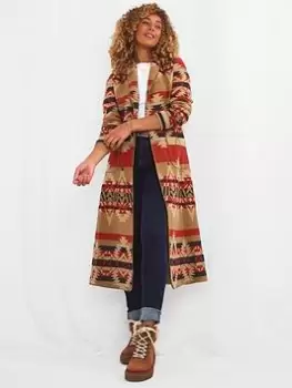 Image of Joe Browns Ultimate Lightweight Coat -natural Multi, Size 12, Women