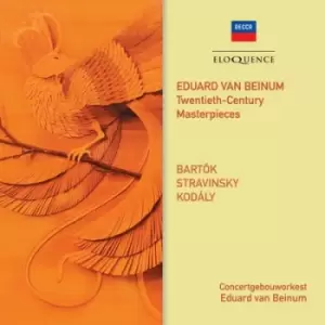 Image of 20th Century Masterpieces Bartok Stravinsky by Bela Bartok CD Album