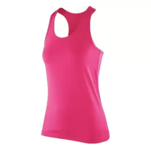 Image of Spiro Womens/Ladies Impact Softex Sleeveless Fitness Vest Top (L) (Candy)