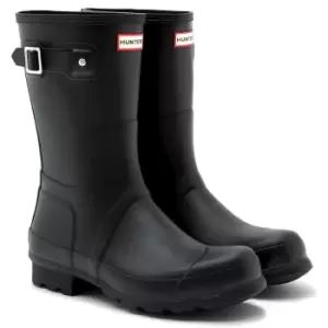 Image of Hunter Mens Original Short Wellington Boots Black 10 (EU44)