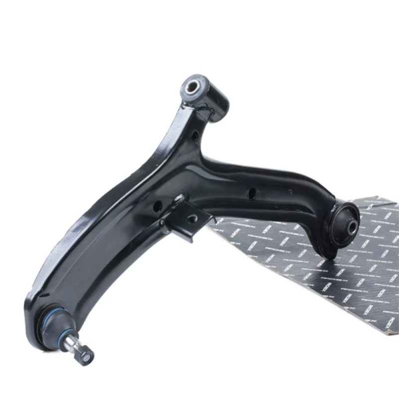 Image of RIDEX 273C0216 Suspension arm Control Arm, Sheet Steel, Front Axle Left, with rubber mount Sheet Steel Track Control Arm (273)