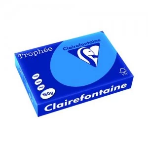 image of Trophee Card A4 160gm Intensive Blue Pack of 250 1022C