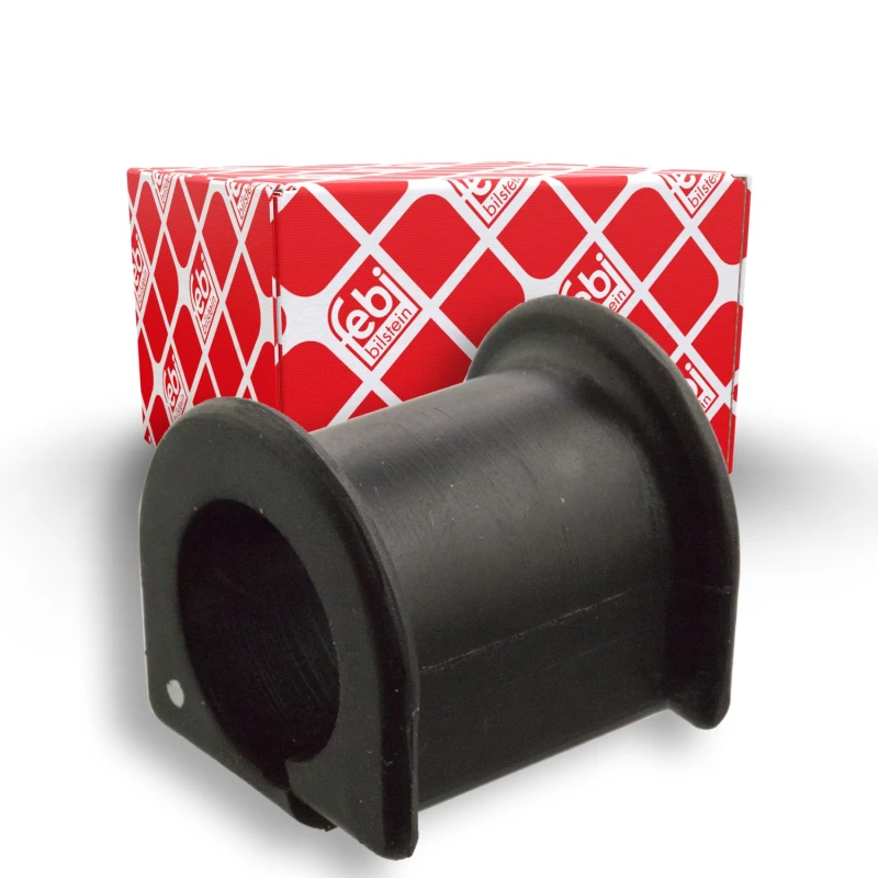 Image of FEBI BILSTEIN 103782 Stabilizer Bushes Front Axle, Rubber Rubber Anti-roll Bar Bush Kit (1334)