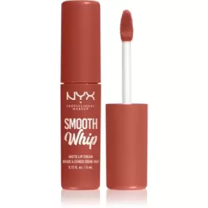 Image of NYX Professional Makeup Smooth Whip Matte Lip Cream Velvet Lipstick with Smoothing Effect Shade 07 Pushin' Cushion 4 ml