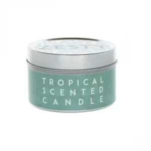 Image of Zesty Small Tin Candle Pineapple Scent