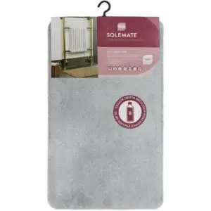 image of Solemate Eco-Bath Mat, 50x80cm, Light Grey