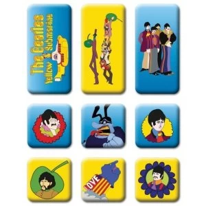 image of The Beatles - Yellow Submarine Fridge Magnet Set