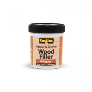 image of Rustins 250ml Quick Dry Wood Filler Mahogany (Brown)