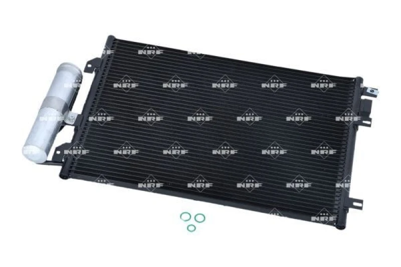 Image of NRF 35771 Condenser EASY FIT with seal ring, with nitrogen filling Aluminium Condenser,air conditioning (448)