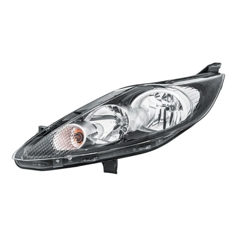 Image of HELLA 1EJ 247 045-311 Headlights H1, Left, with motor for headlamp levelling, Halogen Headlight (259)
