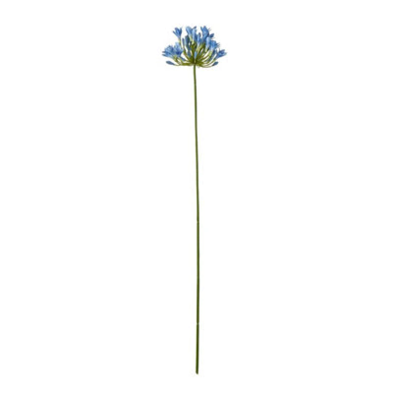Image of Hill Interiors Agapanthus Artificial Flower Spray Blue (One Size)