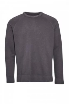 image of Mens French Connection Talented Loopback Sweat Jumper Grey Marl