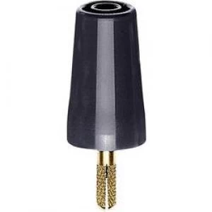 Image of Plug to plug connector 4mm plug 4mm socketBlackStaeubliA SLK41 pcs