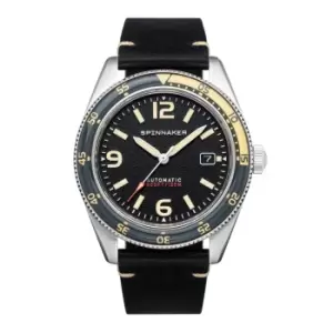 Image of Spinnaker SP-5055-0B Fleuss Sand Grey Dial Automatic Wristwatch