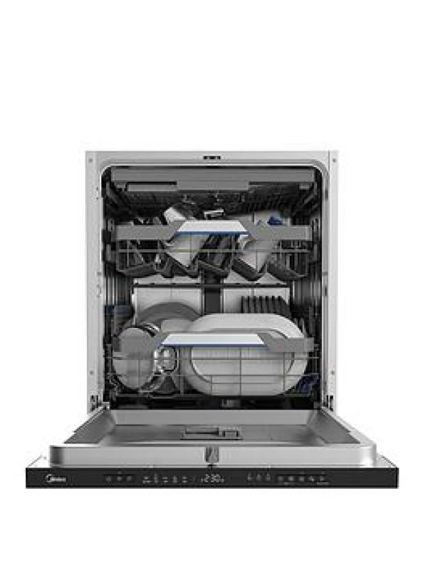 Image of Midea MDWEB1403MB-WG-UK Full Size Fully Integrated Dishwasher