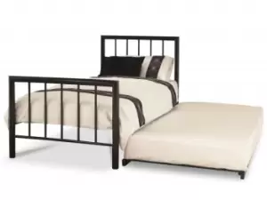 Image of Serene Modena 3ft Single Black Metal Guest Bed Frame