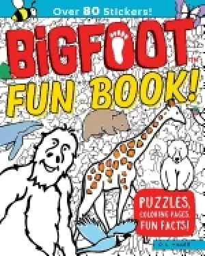 Image of bigfoot fun book puzzles coloring pages fun facts over 80 animal stickers p