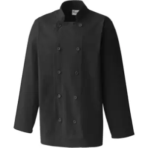 Image of Premier Unisex Chefs Jacket (Pack of 2) (XL) (Black) - Black