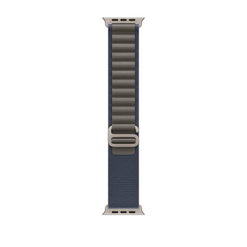 image of Apple 49mm Blue Alpine Loop - Medium MT5L3ZM/A