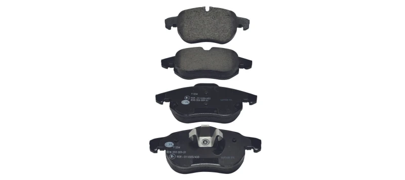 Image of HELLA Brake pad set HELLA 8DB 355 009-311