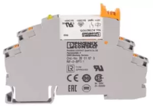 Image of Phoenix Contact, 24V dc Coil Non-Latching Relay SPNO, 6A Switching Current DIN Rail, 2903361