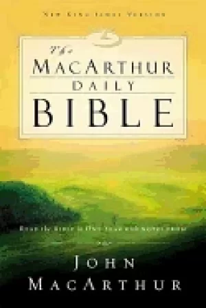 Image of macarthur daily bible read the bible in one year with notes from john macar
