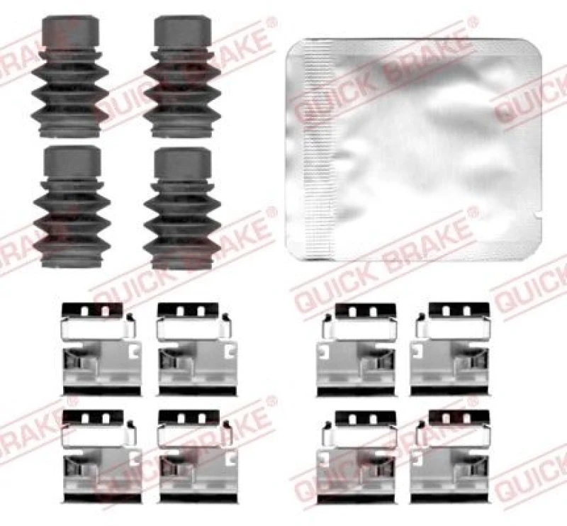 Image of QUICK BRAKE Brake pad fitting kit QUICK BRAKE 109-0184