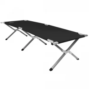 Image of Odyssey Single Folding Camp Bed Black
