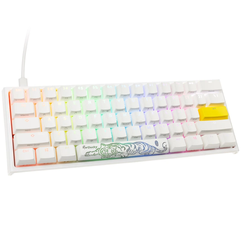 Image of Ducky ONE 2 Pro Mini Gaming Tastatur RGB LED - Kailh White US