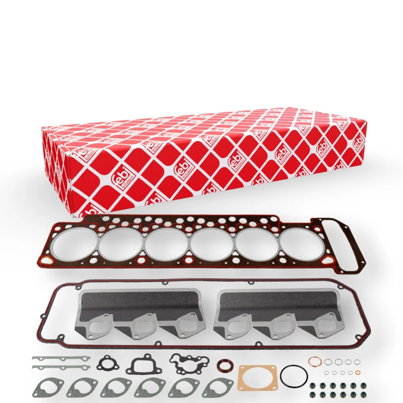 Image of FEBI BILSTEIN 12899 Gasket Set, cylinder head with exhaust manifold gasket(s), with valve stem seals Gasket Set,cylinder head (319)