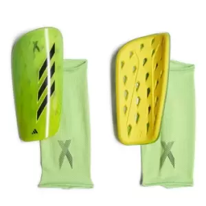 Image of adidas X League Slip In Shin Guards Mens - Green