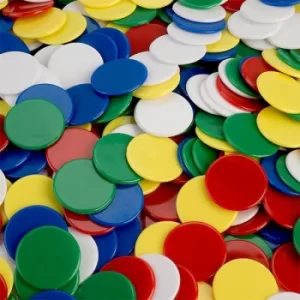 Image of Invicta 011059 22mm Coloured Counters Pack of 500