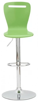 image of GFW Long Island Pair of Bentwood Bar Stool - Green