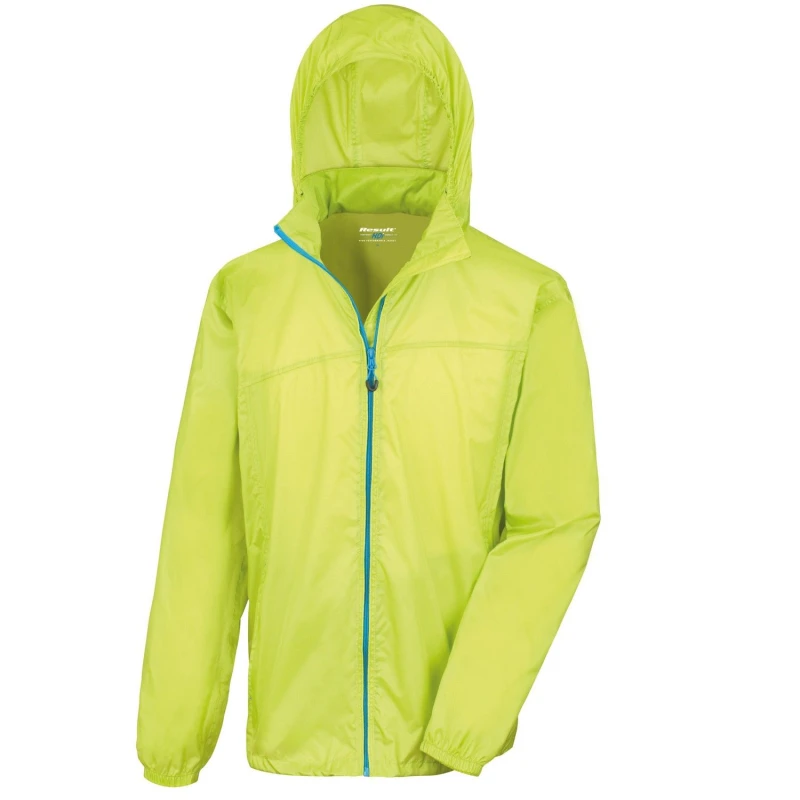 Image of Result Result Men Stowable HDI Quest Jacket in Lime Size: X-Small Lime XS Male 5063527501820