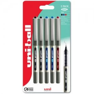 Image of Uni-Ball Eye Fine UB-157 ASST Plastic Free Packaging PK5
