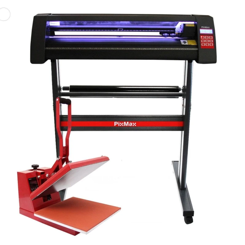 Image of Monstershop Vinyl Cutter LED, 38cm Clam Press & SignCut Software Black unisex
