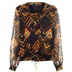 Biba Chevron Blouse - Multi